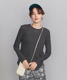 BEAUTY&YOUTH UNITED ARROWS | BY スーピマコットン シアークルーネックロングスリーブ Tシャツ(Tシャツ/カットソー)