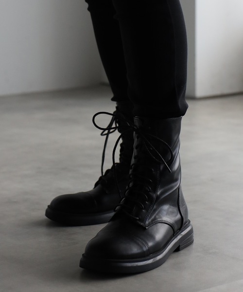 ap retro（アプレトロ）の「レースアップショートブーツ（ブーツ・レディース・ブラック・LARGE/MEDIUM）」の13枚目の写真