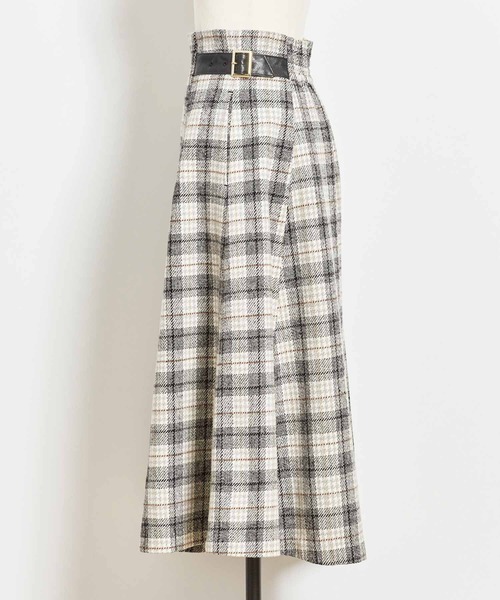 NOELA（ノエラ）の「先染めチェックスカート（スカート・レディース・ブラック/ブラウン/グレー・S/M）」の17枚目の写真