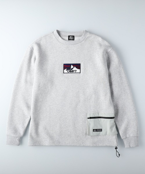 CAMP7（キャンプセブン）の「【CAMP7】ポケットナイロンスウェット（スウェット・メンズ・パープル/ブラック/オフホワイト・M/XL/S/L）」の19枚目の写真