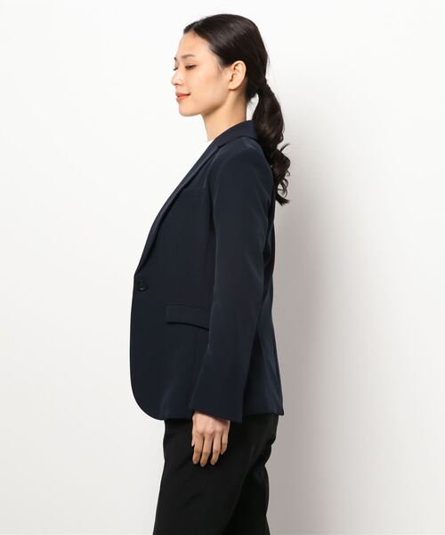 m.f.editorial(エムエフエディトリアル)の「エムエフエディトリアルレディース/m.f.editorial:Women ダブルクロス 1ボタンテーラージャケット(テーラードジャケット・レディース・ネイビー・LARGE/MEDIUM/S)」の3枚目の写真