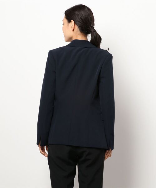 m.f.editorial(エムエフエディトリアル)の「エムエフエディトリアルレディース/m.f.editorial:Women ダブルクロス 1ボタンテーラージャケット(テーラードジャケット・レディース・ネイビー・LARGE/MEDIUM/S)」の2枚目の写真