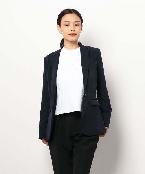 m.f.editorial(エムエフエディトリアル)の「エムエフエディトリアルレディース/m.f.editorial:Women ダブルクロス 1ボタンテーラージャケット(テーラードジャケット・レディース・ネイビー・LARGE/MEDIUM/S)」の5枚目の写真