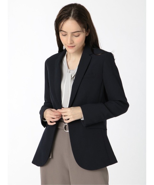 m.f.editorial(エムエフエディトリアル)の「エムエフエディトリアルレディース/m.f.editorial:Women ダブルクロス 1ボタンテーラージャケット(テーラードジャケット・レディース・ネイビー・LARGE/MEDIUM/S)」の6枚目の写真