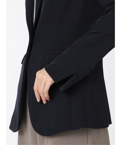 m.f.editorial(エムエフエディトリアル)の「エムエフエディトリアルレディース/m.f.editorial:Women ダブルクロス 1ボタンテーラージャケット(テーラードジャケット・レディース・ネイビー・LARGE/MEDIUM/S)」の9枚目の写真