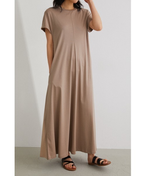 STYLEMIXER(スタイルミキサー)の「フレアカットワンピース(ワンピース・レディース・ブラック/レッド/ライトブラウン・SMALL/MEDIUM)」の1枚目の写真