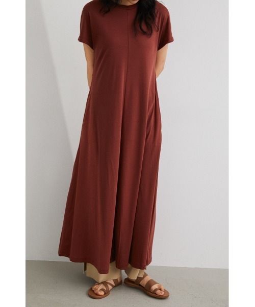 STYLEMIXER(スタイルミキサー)の「フレアカットワンピース(ワンピース・レディース・ブラック/レッド/ライトブラウン・SMALL/MEDIUM)」の12枚目の写真