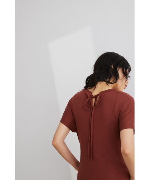 STYLEMIXER(スタイルミキサー)の「フレアカットワンピース(ワンピース・レディース・ブラック/レッド/ライトブラウン・SMALL/MEDIUM)」の10枚目の写真
