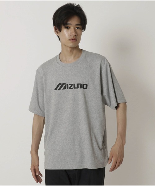 MIZUNO SPORTS STYLE（ミズノスポーツスタイル）の「Tシャツ　[ユニセックス]（Tシャツ/カットソー・メンズ・ホワイト/ブラック/ライム/グレー・L/M/XL）」の4枚目の写真