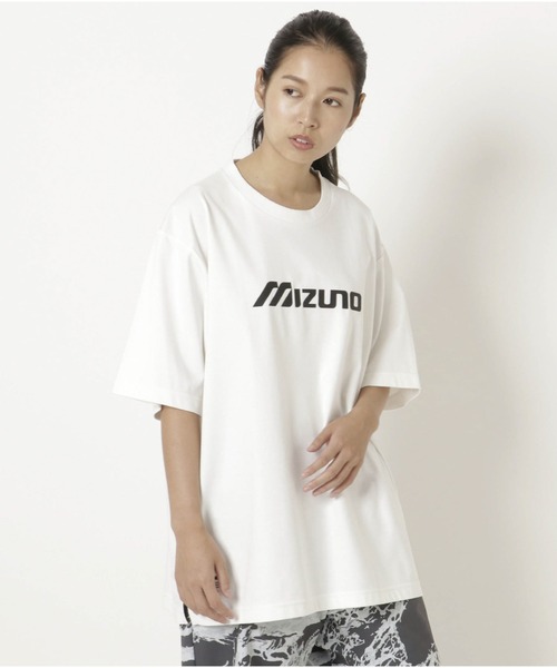 MIZUNO SPORTS STYLE（ミズノスポーツスタイル）の「Tシャツ　[ユニセックス]（Tシャツ/カットソー・メンズ・ホワイト/ブラック/ライム/グレー・L/M/XL）」の7枚目の写真
