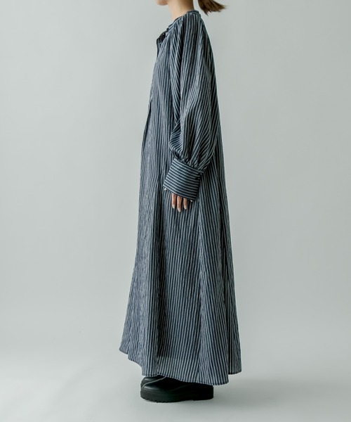 mystic（ミスティック）の「ストライプシャツワンピース（ワンピース・レディース・ネイビー/ピンク/オレンジ・FREE）」の20枚目の写真