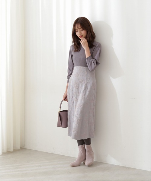 セール ジャガードドッキングニットワンピース ワンピース Proportion Body Dressing プロポーションボディドレッシング のファッション通販 Zozotown
