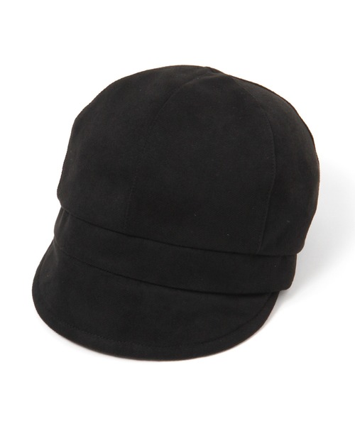 studio CLIP（スタディオクリップ）の「ソフト起毛キャスケット（キャスケット・レディース・ブラック/ブラウン・FREE）」の2枚目の写真