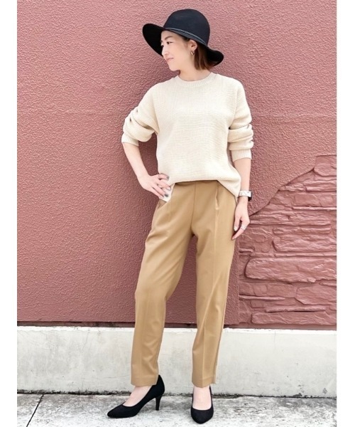 GAP（ギャップ）の「ハイライズ スリム プルオン パンツ（その他パンツ・レディース・ブラック/ベージュ/チャコールグレー・L/XS/XXS/M/S）」の11枚目の写真