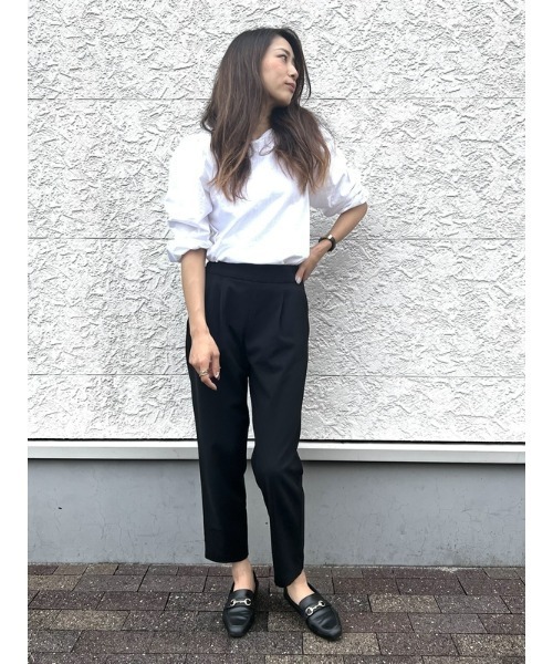 GAP（ギャップ）の「ハイライズ スリム プルオン パンツ（その他パンツ・レディース・ブラック/ベージュ/チャコールグレー・L/XS/XXS/M/S）」の20枚目の写真