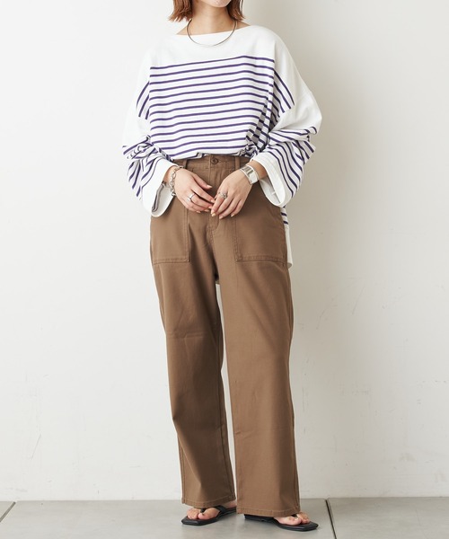 CIAOPANIC TYPY(チャオパニックティピー)の「【Daily Premium】ベイカーパンツ(チノパンツ・レディース・ブラウン/カーキ/ネイビー・X-SMALL/SMALL/MEDIUM/LARGE)」の20枚目の写真