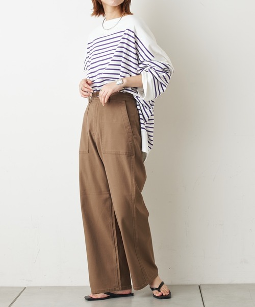 CIAOPANIC TYPY(チャオパニックティピー)の「【Daily Premium】ベイカーパンツ(チノパンツ・レディース・ブラウン/カーキ/ネイビー・X-SMALL/SMALL/MEDIUM/LARGE)」の17枚目の写真
