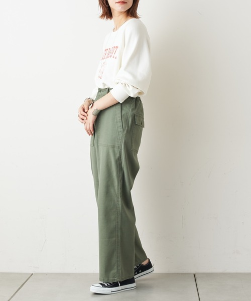 CIAOPANIC TYPY(チャオパニックティピー)の「【Daily Premium】ベイカーパンツ(チノパンツ・レディース・ブラウン/カーキ/ネイビー・X-SMALL/SMALL/MEDIUM/LARGE)」の6枚目の写真