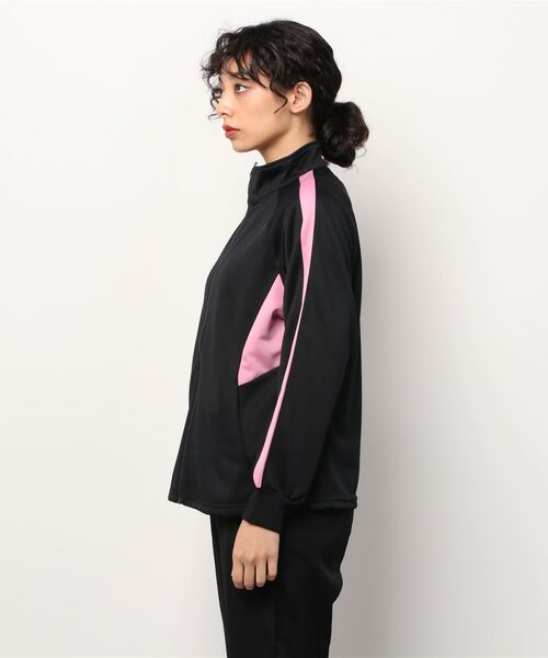 IGNIO（イグニオ）の「イグニオ IGNIO LトラックJK（その他アウター・レディース・ネイビー/ブラック×ピンク・3L/LL/4L/L）」の3枚目の写真