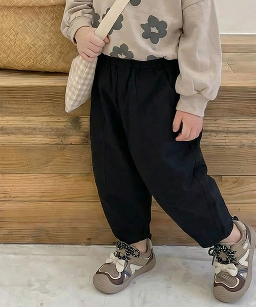 aimoha(アイモハ)の「【aimoha-KIDS-】子供服 切り替えカーゴチノパンツ(チノパンツ・キッズ・ブラウン/ベージュ/ブラック/カーキ・130/110/100/90/80/120)」の2枚目の写真