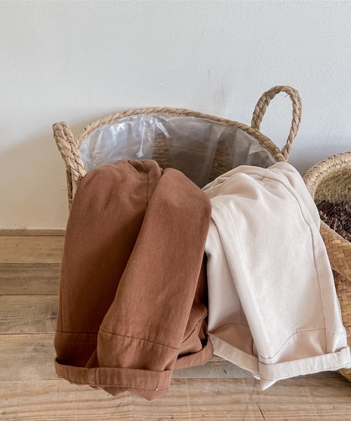 aimoha(アイモハ)の「【aimoha-KIDS-】子供服 切り替えカーゴチノパンツ(チノパンツ・キッズ・ブラウン/ベージュ・130/110/100/90/80/120)」の8枚目の写真