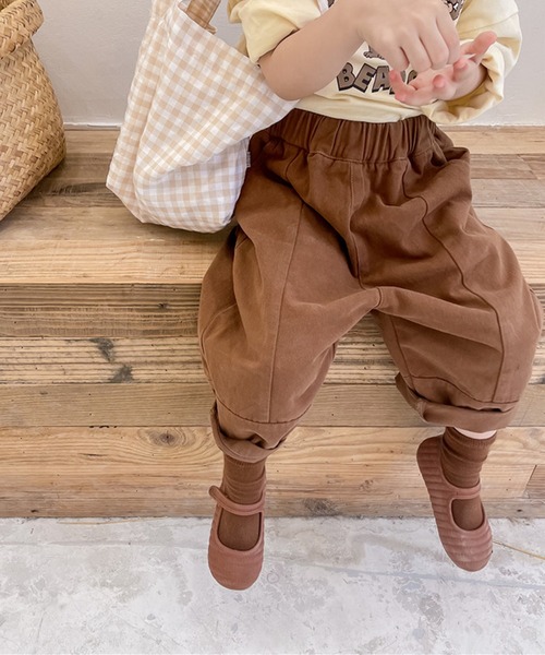 aimoha(アイモハ)の「【aimoha-KIDS-】子供服 切り替えカーゴチノパンツ(チノパンツ・キッズ・ブラウン/ベージュ・130/110/100/90/80/120)」の13枚目の写真