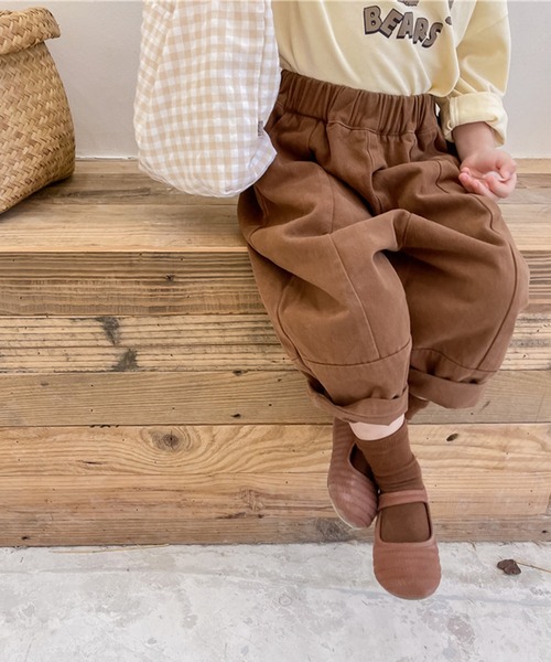 aimoha(アイモハ)の「【aimoha-KIDS-】子供服 切り替えカーゴチノパンツ(チノパンツ・キッズ・ブラウン/ベージュ・130/110/100/90/80/120)」の14枚目の写真