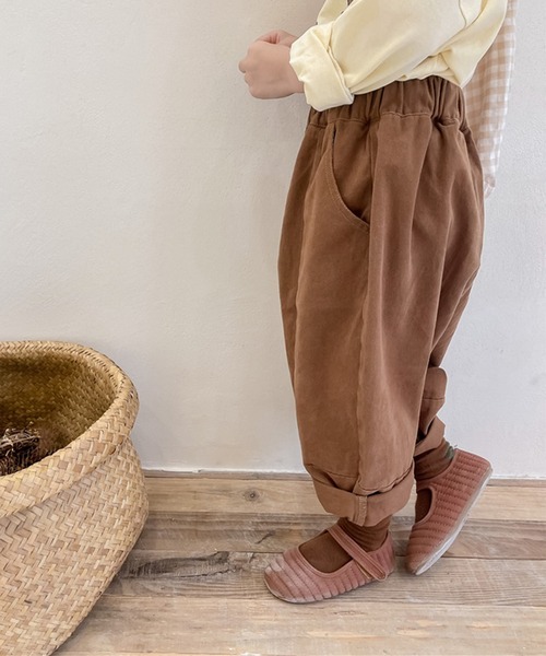 aimoha(アイモハ)の「【aimoha-KIDS-】子供服 切り替えカーゴチノパンツ(チノパンツ・キッズ・ブラウン/ベージュ・130/110/100/90/80/120)」の17枚目の写真
