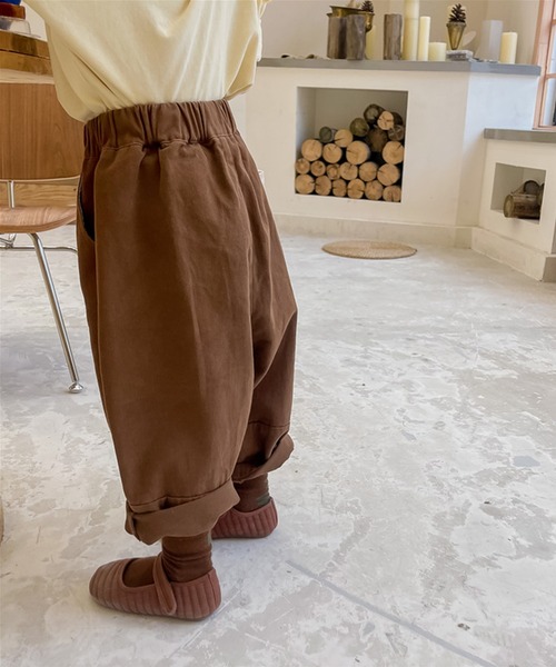 aimoha(アイモハ)の「【aimoha-KIDS-】子供服 切り替えカーゴチノパンツ(チノパンツ・キッズ・ブラウン/ベージュ・130/110/100/90/80/120)」の19枚目の写真