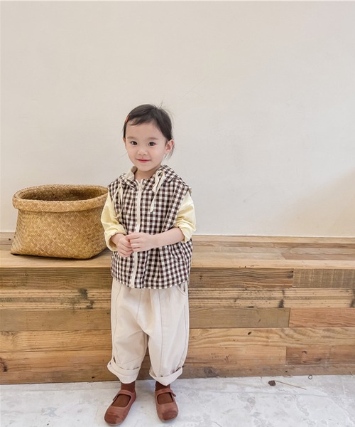 aimoha(アイモハ)の「【aimoha-KIDS-】子供服 切り替えカーゴチノパンツ(チノパンツ・キッズ・ブラウン/ベージュ・130/110/100/90/80/120)」の22枚目の写真