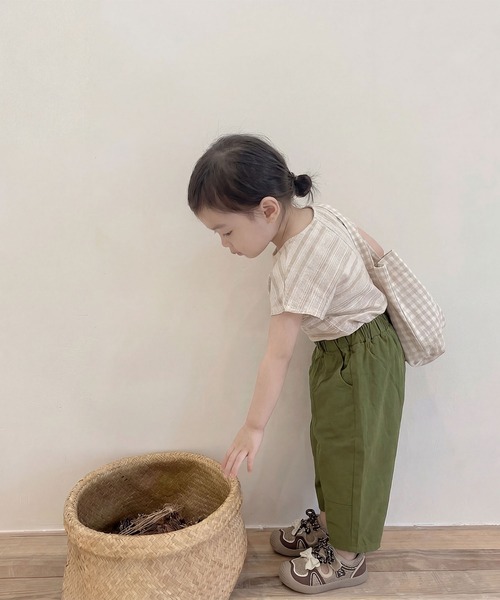aimoha(アイモハ)の「【aimoha-KIDS-】子供服 切り替えカーゴチノパンツ(チノパンツ・キッズ・ブラウン/ベージュ/ブラック/カーキ・130/110/100/90/80/120)」の11枚目の写真