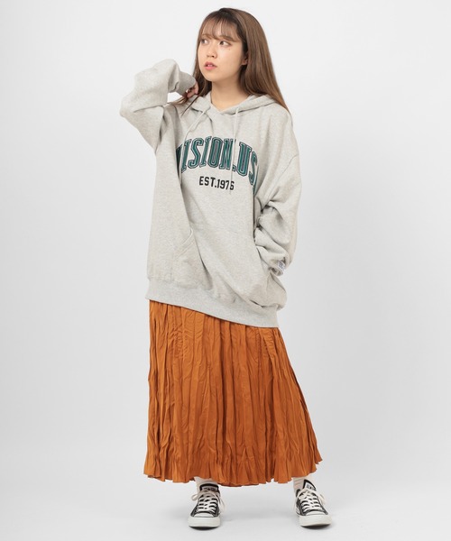 VISION STREET WEAR(ヴィジョンストリートウェア)の「【VISION STREET WEAR/ヴィジョンストリートウェア】べロアワッペン刺繍 プルパーカー(パーカー・メンズ・チャコールグレー/パープル/グレー/マルチ/ワイン・M/L/XL)」の21枚目の写真