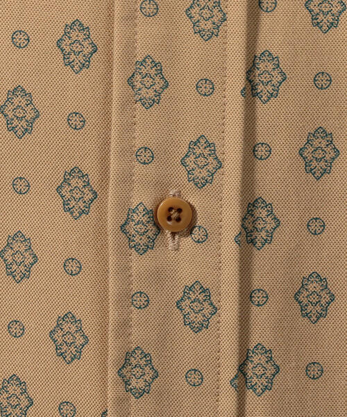 SOULEIADO（ソレイアード）の「コットンキュプラ ロングバンドカラーシャツ（シャツ/ブラウス・メンズ・ベージュ系その他/ブラウン系その他2・FREE）」の7枚目の写真