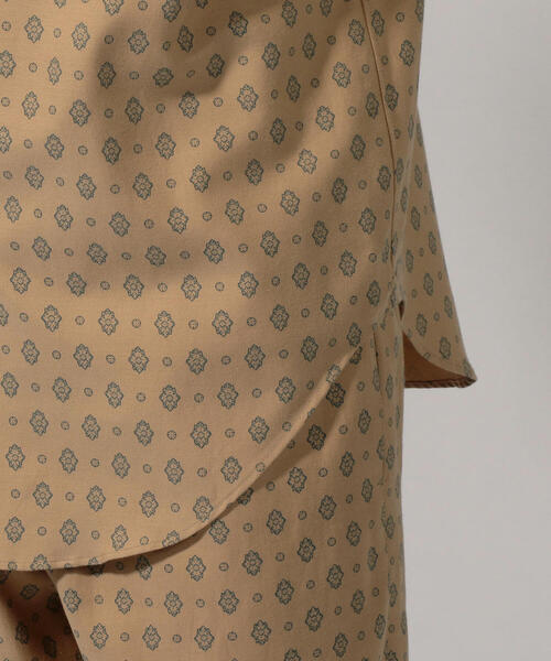 SOULEIADO（ソレイアード）の「コットンキュプラ ロングバンドカラーシャツ（シャツ/ブラウス・メンズ・ベージュ系その他/ブラウン系その他2・FREE）」の10枚目の写真