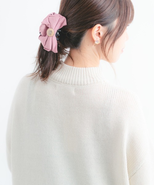 Wordtrobe（ワードトローブ）の「【wordtrobe】アクリルバルキー ケーブル切替 ニットワンピース（ワンピース・レディース・ホワイト/チャコールグレー/ベージュ・FREE）」の13枚目の写真