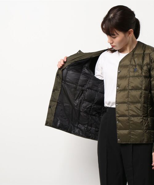 Gramicci（グラミチ）の「/GRAMICCI × TAION/INNER DOWN JACKET（ダウンジャケット/コート・メンズ・ブラック/ベージュ/オリーブ・MEDIUM/LARGE/X-LARGE/XX-LARGE/SMALL）」の7枚目の写真