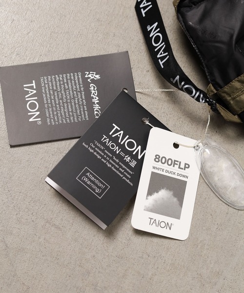 Gramicci（グラミチ）の「/GRAMICCI × TAION/INNER DOWN JACKET（ダウンジャケット/コート・メンズ・ブラック/ベージュ/オリーブ・MEDIUM/LARGE/X-LARGE/XX-LARGE/SMALL）」の18枚目の写真