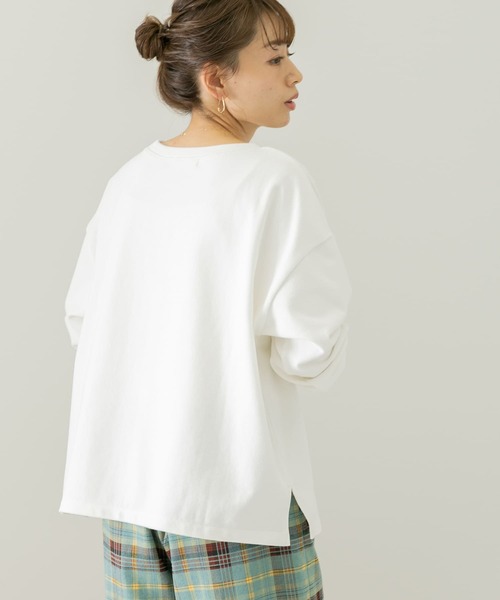 URBAN RESEARCH Sonny Label(アーバンリサーチサニーレーベル)の「ミックスロゴプリントプルオーバー(スウェット・レディース・オフホワイト/カーキ/ネイビー・FREE)」の5枚目の写真