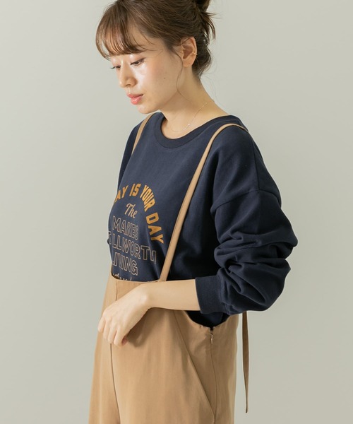 URBAN RESEARCH Sonny Label(アーバンリサーチサニーレーベル)の「ミックスロゴプリントプルオーバー(スウェット・レディース・オフホワイト/カーキ/ネイビー・FREE)」の11枚目の写真