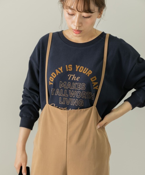 URBAN RESEARCH Sonny Label(アーバンリサーチサニーレーベル)の「ミックスロゴプリントプルオーバー(スウェット・レディース・オフホワイト/カーキ/ネイビー・FREE)」の12枚目の写真