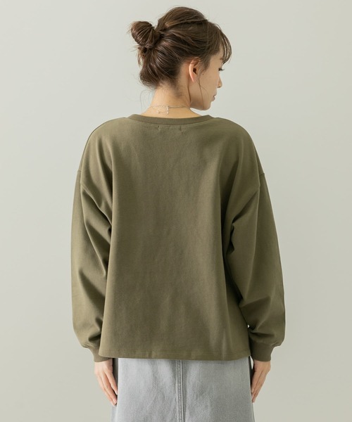 URBAN RESEARCH Sonny Label(アーバンリサーチサニーレーベル)の「ミックスロゴプリントプルオーバー(スウェット・レディース・オフホワイト/カーキ/ネイビー・FREE)」の22枚目の写真