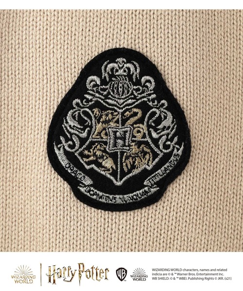EASTBOY（イーストボーイ）の「【ハリーポッター 綿プルオーバー】 制服 高校生 中学生  セーター スクール JK Harry potter（ニット/セーター・レディース・ライトグレー/ブルー/モカ/オートミール・11号/9号/13号）」の5枚目の写真