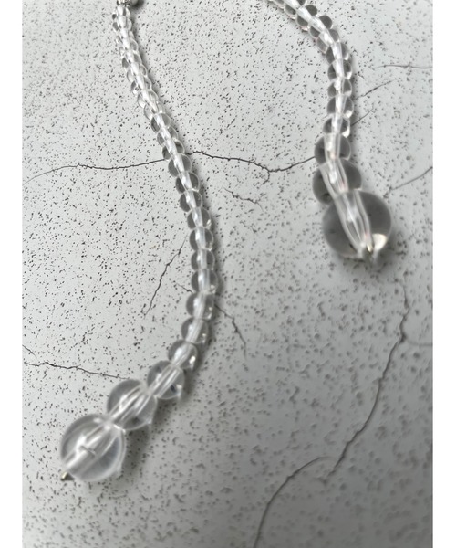 ulu（ウル）の「clear beads pierce（ピアス（両耳用）・レディース・クリア・FREE）」の4枚目の写真