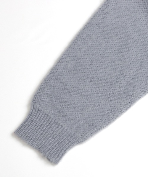 Confirm（コンファーム）の「Confirm / コンファーム モヘアライク ルーズカーディガン（カーディガン/ボレロ・メンズ・ブラック/グリーン/レッド/ブラウン/ライトグレー/サックスブルー/マスタード/ブルー・M/L）」の18枚目の写真