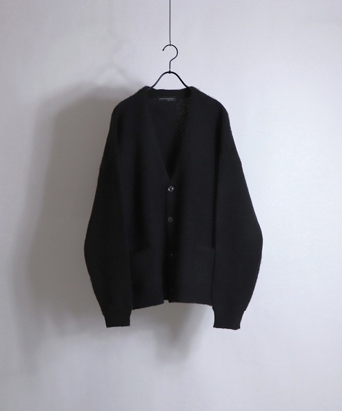 Confirm（コンファーム）の「Confirm / コンファーム モヘアライク ルーズカーディガン（カーディガン/ボレロ・メンズ・ブラック/グリーン/レッド/ブラウン/ライトグレー/サックスブルー/マスタード/ブルー・M/L）」の21枚目の写真