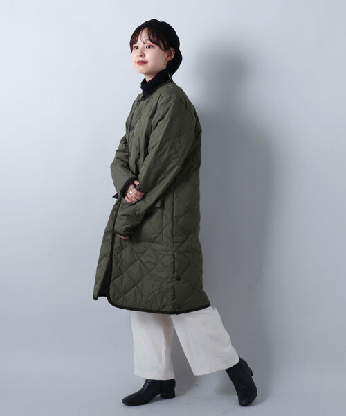 TAION キルティングロングコート WEB限定】【TAION/タイオン】キルティングロングダウンコート