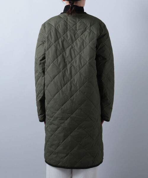 WEB限定】【TAION/タイオン】キルティングロングダウンコート