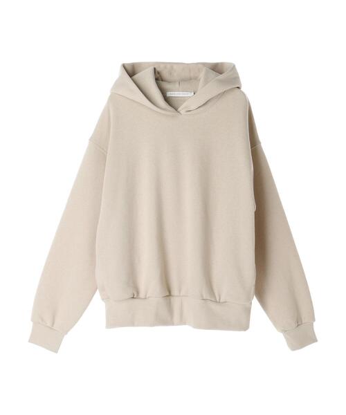 AMERICAN HOLIC（アメリカンホリック）の「フード付き裏起毛パーカー（Tシャツ/カットソー・レディース・チャコールグレー/オフホワイト/ボルドー/ライトベージュ・M/L）」の18枚目の写真