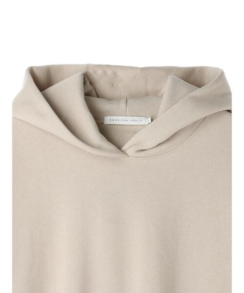 AMERICAN HOLIC（アメリカンホリック）の「フード付き裏起毛パーカー（Tシャツ/カットソー・レディース・チャコールグレー/オフホワイト/ボルドー/ライトベージュ・M/L）」の16枚目の写真