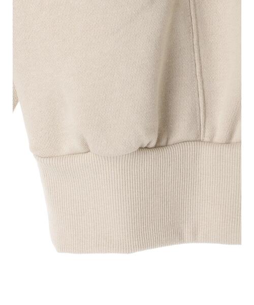 AMERICAN HOLIC（アメリカンホリック）の「フード付き裏起毛パーカー（Tシャツ/カットソー・レディース・チャコールグレー/オフホワイト/ボルドー/ライトベージュ・M/L）」の15枚目の写真